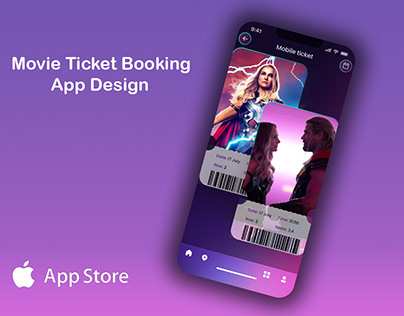 Movie Ticket Booking App Design