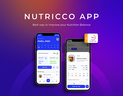 Nutricco – Nutrition App Design