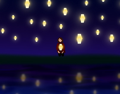 Lanterns of Kindness -Storyboards Illustration