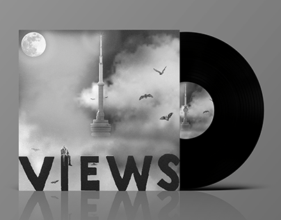 "VIEWS" (Night Version) Album Cover Artwork