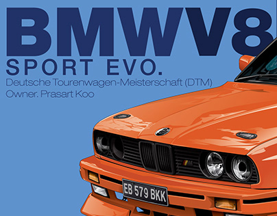 BMW E30 SPORT EVO - V8
