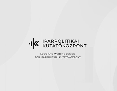 Iparpolitikai Kutatóközpont - Logo and Website Design