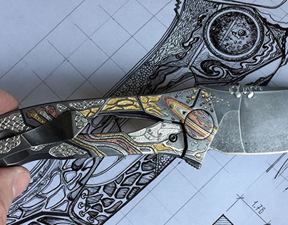 Knive. Design Style "Bionics"