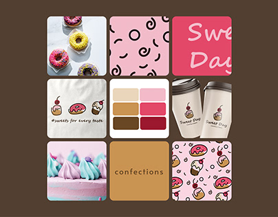 Logo and corporate style for a confectionery
