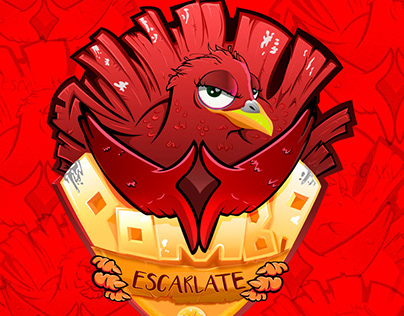 Logo Pomba Escarlate