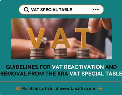 BLOGPOST: VAT Special Table