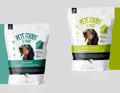 Pet Food & Treat Pouch Packaging Design