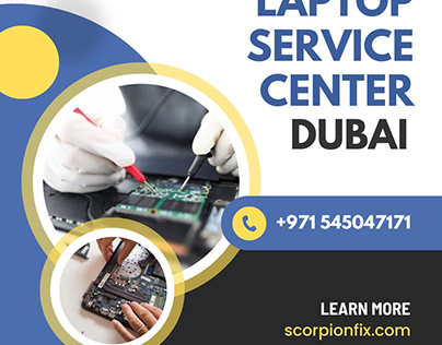 Laptop service center Dubai