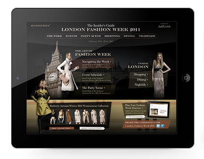Guide to London Fashion Week Concept for Burberry