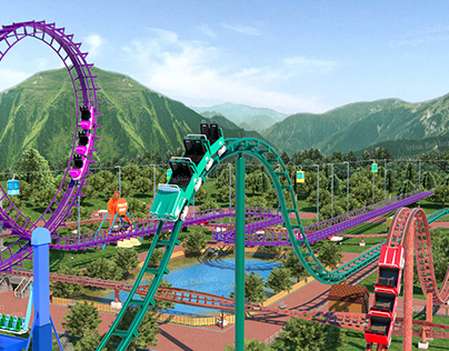 Roller Coaster 3D - Theme Park