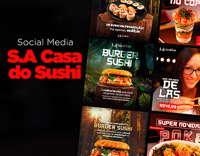 Social Media - S.A Casa do sushi
