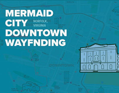 Mermaid City Downtown Map