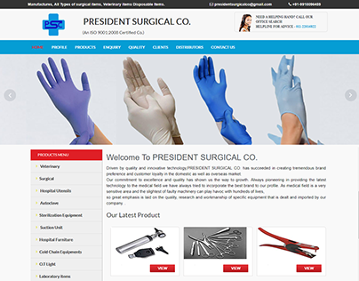 PRESIDENT SURGICAL CO Web-http://presidentsurgical.com