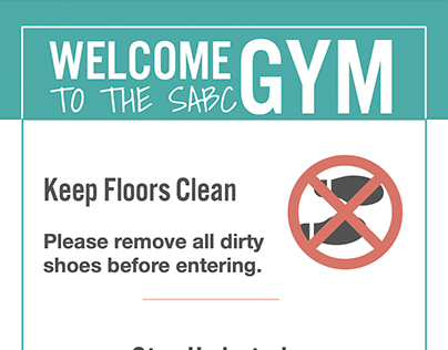 SABC Gym Signage