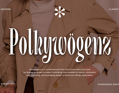Polkywogenz - Condensed Serif