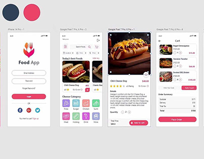 Food App (Server/customer)