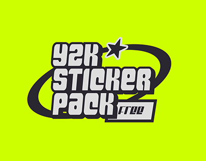 Y2K free sticker pack