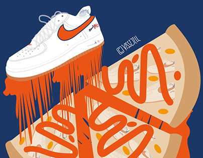 Scarr‘s Pizza Ｘ Nike Air Force 1 Low