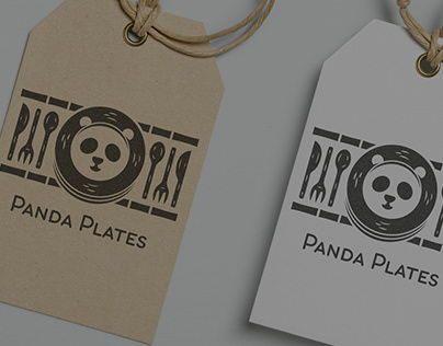 Logo Design: Panda Plates