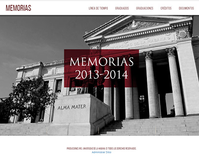 Memorias Universidad de La Habana