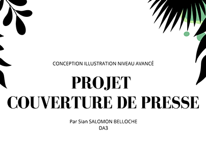 Project thumbnail - Couverture de presse XXI (projet fictif)