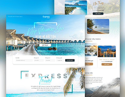 Express Travel - Landing page