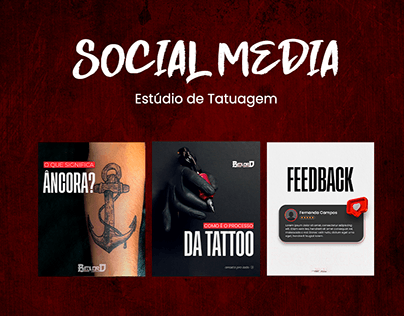 Social Media - Estúdio de Tatuagem