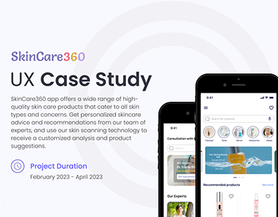 Ux Case Study - Skin Care App
