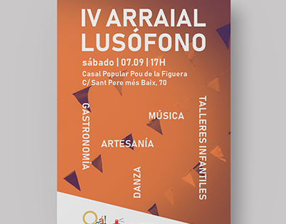 Event poster - IV Arraial Lusófono