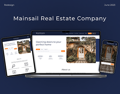 Redesign for Mainsail Real Estate Company