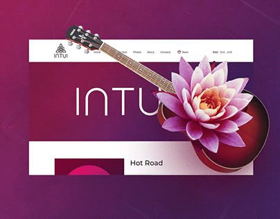 Website for the rock band - INTUI