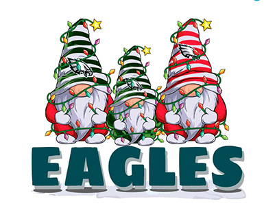 Gnome Sweet Gnome Eagles Christmas Joy in Svg Creations