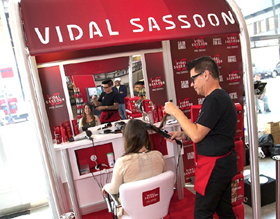 Vidal Sassoon Hair Care Walgreens Pop-Up