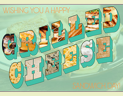 Grilled Cheese Sandwich Day Postcard