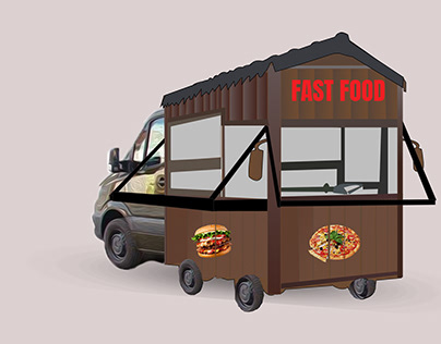 3D Food Van Design