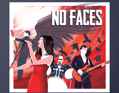 No Faces / disc cover design