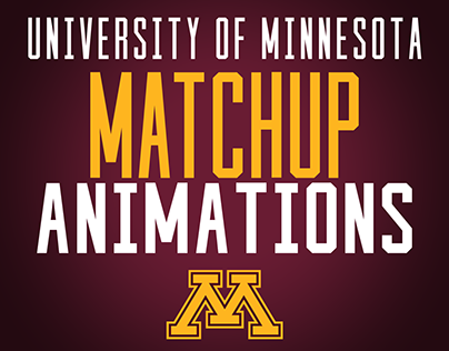 University of Minnesota Matchup Animations
