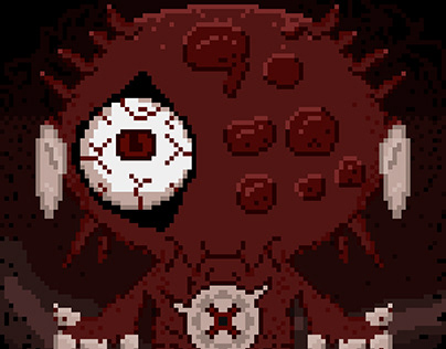 Pixel Art Blood Archdemon