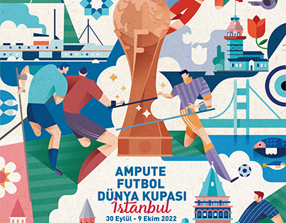 World Ampute Football Tournament Poster Istanbul 2022