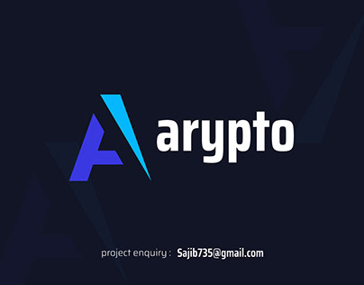 Arypto | crypto currency - A Logo Brand Identity Design