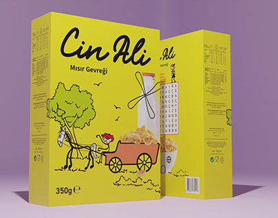 Cin Ali Mısır Gevreği | Packaging Design