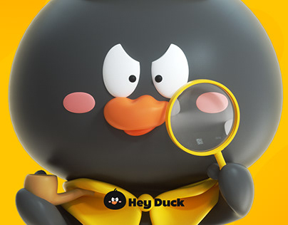 Hey duck | 黑鸭探长卡通IP形象