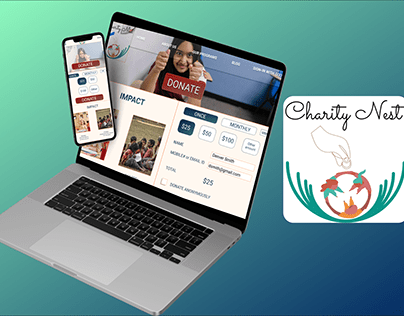 Responsive website design for Charity Nest