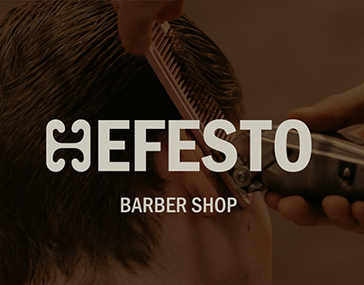 HEFESTO | Barber shop logo design
