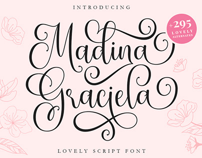 Free Madina Graciela Lovely Script Font