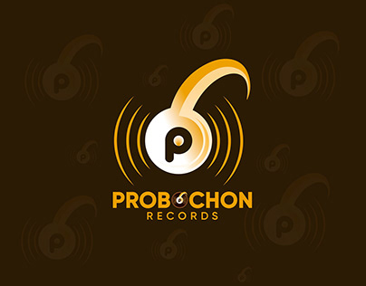 PROBOCHON RECORDS logo design