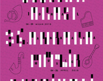 36.ankara müzik festivali afiş tasarımı