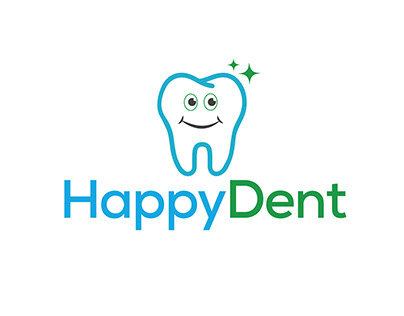 Dental logo illustration | Happy dent