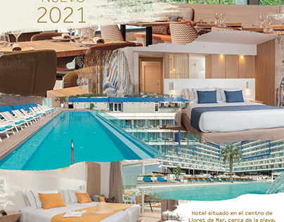 Anuncio publicitario del hotel L'Azure para revistas