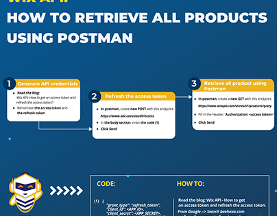 Wix API: How to retrieve all products using Postman